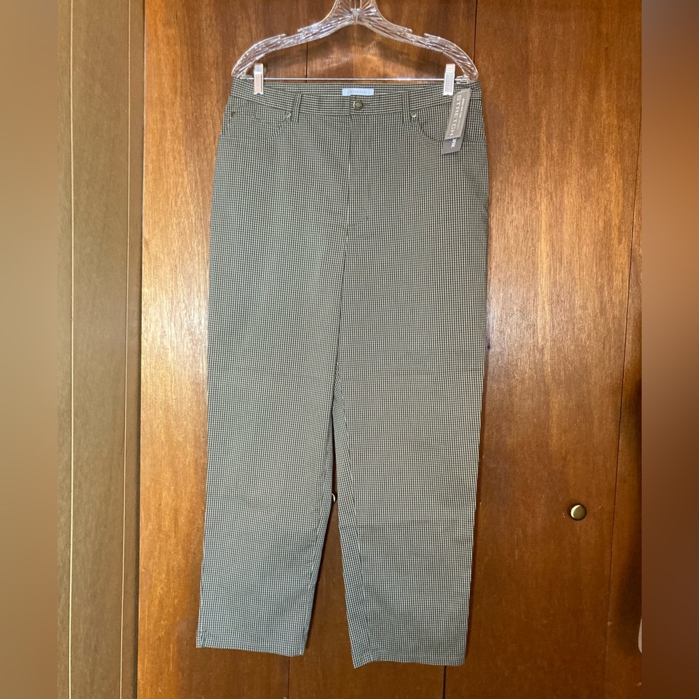 Jones New York Sport Brown Checked Women’s Pants
